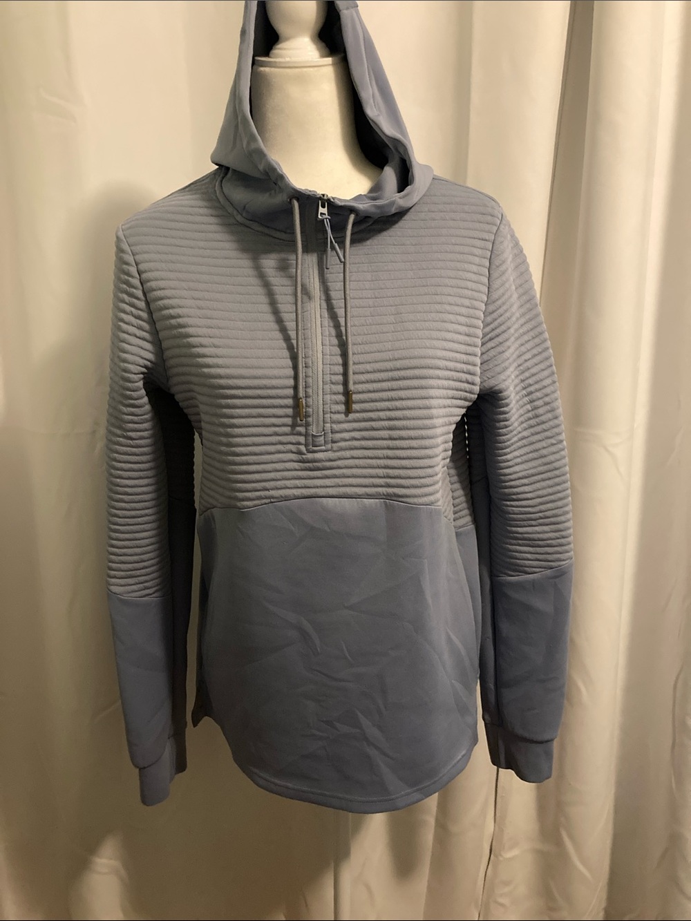 Apana Pale Blue Top with Black Trim